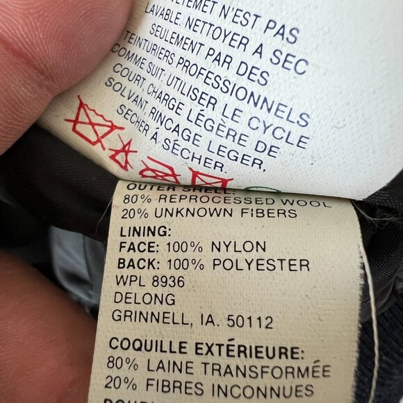 Vintage Bears Varsity Jacket - Blue and Brown - Picture 15 of 15